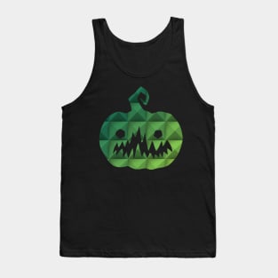 Pumpkin scary face halloween Tank Top